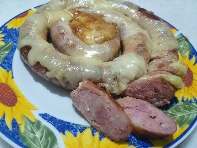 Linguica Com Queijo — foto enviada por cliente Lá da Roça